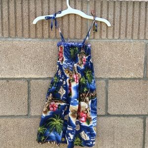 RJC Shoulder Tie Hawaiian Kids Dress